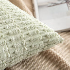 MIULEE Pack of 2 Spring Corduroy Decorative Throw Pillow Covers 18x18 Inch Soft - Image 3
