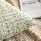 MIULEE Pack of 2 Spring Corduroy Decorative Throw Pillow Covers 16x16 Inch Soft - Image 3