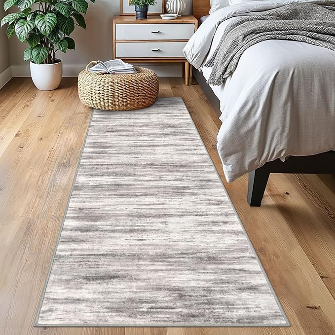 KOZYFLY Modern Abstract Washable Rug Runner 2x7 Hallway Runner Rug Non-Slip - Image 7