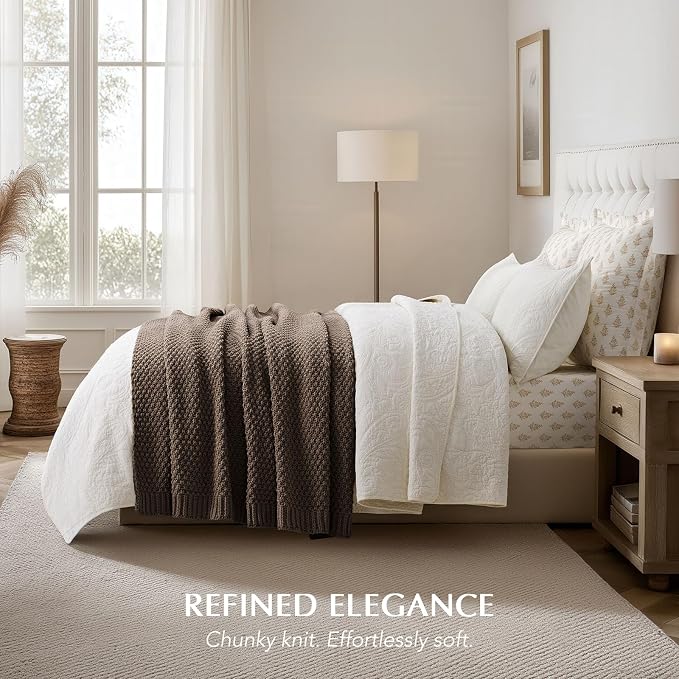 EVERGRACEHOME Chunky Chenille Knit Throw Blanket - Image 4