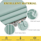 NICETOWN Aqua Blue Curtains 102 inches Long, Grommet Thermal Insulated Solid - Image 4