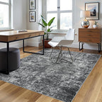 4x6 Area Rugs for Living Room Rug Washable: Abstract Rug for Dining Room - Image 3