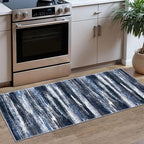 Lansny Modern Abstract Runner Rug 2x5 by lansny