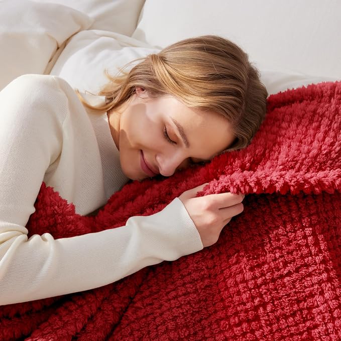 Whale Flotilla Queen Size Fuzzy Fleece Blanket - Image 2