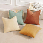 MIULEE Boho Farmhouse Throw Pillow Covers 16x16 Inch Set of 4 Modern Natural - Image 2