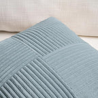 Fancy Homi Set of 2 Light Blue Decorative Throw Pillow Covers 18x18 Inch - Image 4
