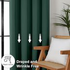 Simplebrand Ava Ever Green Short Blackout Curtains - Image 7