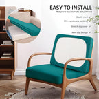 14Pcs Outdoor Cushion Covers, Patio Cushion Covers, Stretch Elastic Slipcovers - Image 5