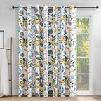 Topfinel Sliding Door Patio Floral Curtains & Drapes by Topfinel