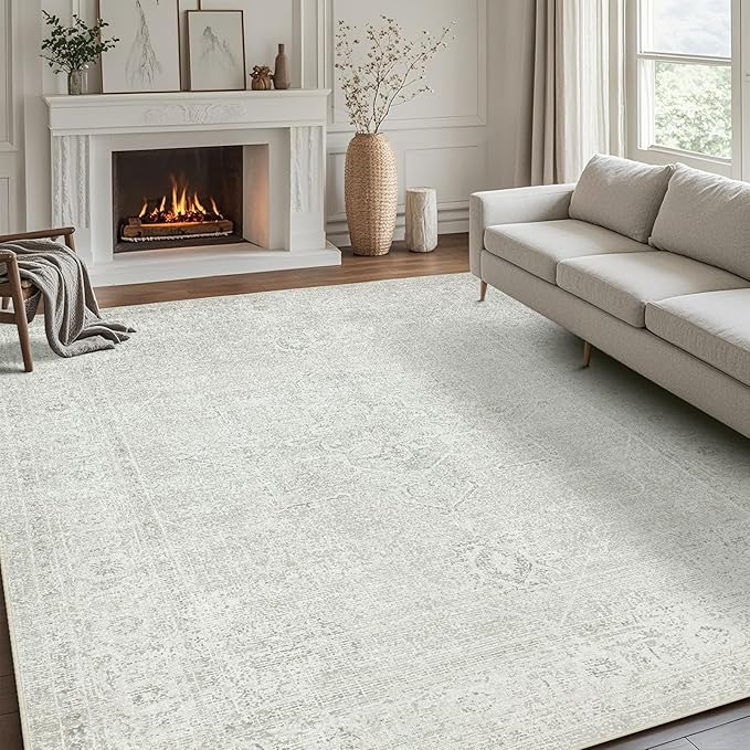 Washable Rugs 8x10 Area Rugs for Living Room, Dining Room- Large Ultra Soft by Srugn
