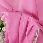 Aiyufeng Hot Pink Sheer Curtains 63 Inch Length 2 Panels Set - Image 7