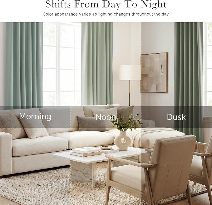 Pony Dance Short Gray Blackout Curtains - Image 7