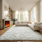 ONASAR Cream White 8x10 Area Rugs by ONASAR