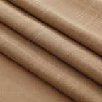 Brown Curtains for Living Room Back Tab Modern Farmhouse Semi Sheer Brown - Image 5