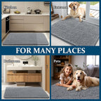 OLANLY Dog Door Mat for Muddy Paws 35x24, Absorbs Moisture and Dirt, Absorbent - Image 8