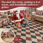 Lahome Christmas Rug, 5x7 Christmas Decor Rugs - Image 2