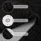 Chicrug Soft Area Rugs for Bedroom Living Room Plush Fluffy Rug 9x12 Feet - Image 6