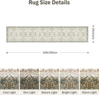 Hallway Washable Runner Rug 2x10 - Image 2