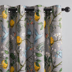 Topfinel 54 Inches Long Short Grey Blackout Curtains by Topfinel