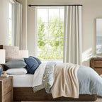 RYB HOME 100% Blackout Curtains Natural Linen Blended, Thermal Insulated Room - Image 9