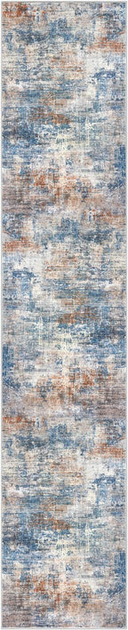 IOHOUZE Abstract Runner Rug 3x14 Ft Long Washable Runners - Image 9
