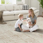 10x12 Area Rugs for Living Room Washable Rug: Anti-Skid Abstract Modern Living - Image 6