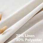 H.VERSAILTEX Elegant Natural Linen Blended Energy Efficient Light Filtering - Image 4