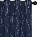 Deconovo Floor to Ceiling Curtains, Soundproof Thermal Insulated Curtain Panel by Deconovo