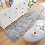 Chicrug Soft Runner Rugs for Bedroom Living Room Plush Fluffy Rug 2x10 Feet - Image 5