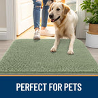 OLANLY Dog Door Mat for Muddy Paws 48x30, Absorbs Moisture and Dirt, Absorbent - Image 6