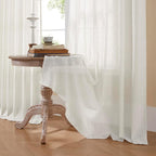 Joydeco Linen Curtains 72 Inch Length 2 Panels Set - Image 6