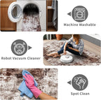 5x12 Runner Rug for Wide Hallway: Long Washable Runners for Entryway Living - Image 3