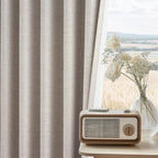 Topfinel 105 Inches Long Blackout Natural Linen Curtains - Image 2