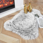 Ashler faux fur rug, Fluffy Shaggy Area Rug Ultra Soft 2 x 3 Feet Sheepskin Fur by AshlerHomeDeco