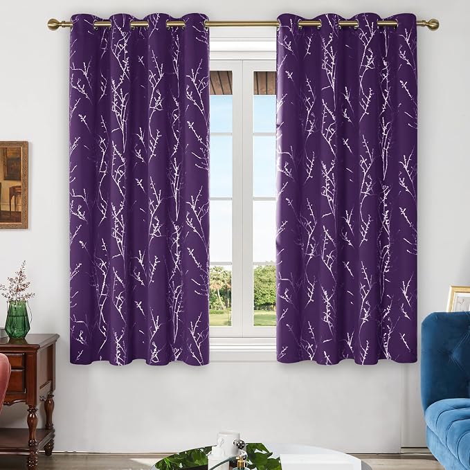 Deconovo Blackout Curtains, Thermal Insulated Soundproof Grommet Drapes - Image 2