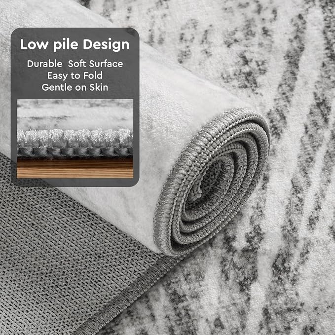 6x9 Area Rugs for Living Room-Machine Washable Rug Ultra Soft Non Slip Area Rug - Image 4