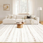 Nakagishi Area Rug Living Room Rugs: 8x11 Large Soft Machine Washable Boho - Image 4