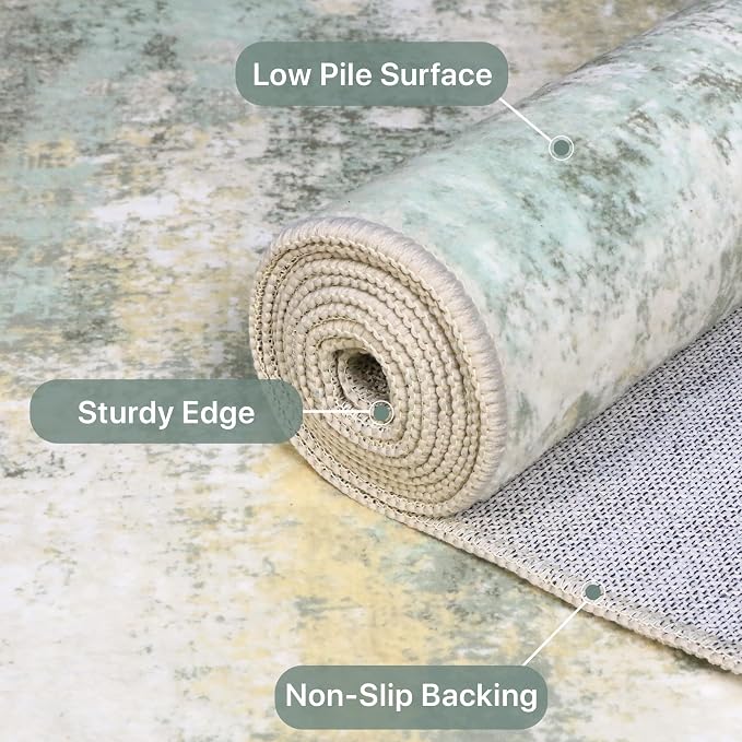 BEIMO Area Rugs 9x12 for Living Room Bedroom, Modern Abstract Machine Washable - Image 7