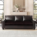 Leather Look Couch Cushion Covers Sofa Seat Slipcovers Sets Couches Furniture - Image 2