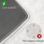 White Rug for Living Room 8x10ft Fluffy Area Rug Mat Bedside Throw Rug for - Image 3