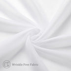 Aiyufneg White Sheer Curtains 36 inch Length Kitchen Tiers Short Voile - Image 6