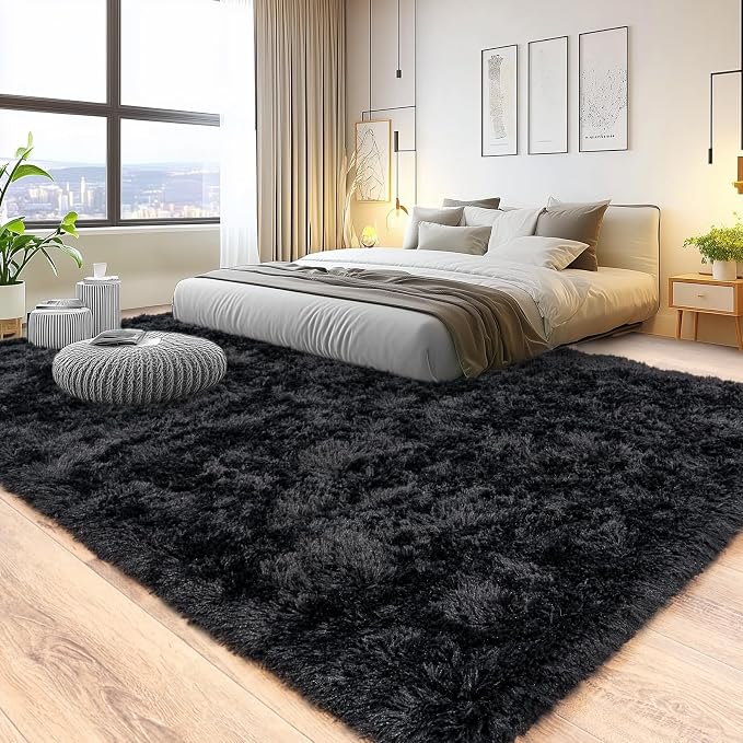 Pionblank 8x10 Rug for Living Room, Fuzzy Plush Large Area Rug, Fluffy Modern - Image 2