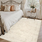 6x9 Area Rugs for Living Room: Vintage Boho Neutral Washable Rug Indoor Soft - Image 2