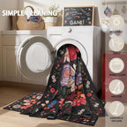 Washable Area Rug 8x10 Black/Brown, Large Soft Rugs - Image 5