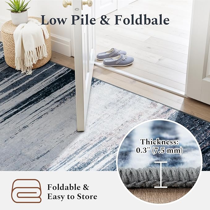Rugflix 9x12 Large Area Rug, Washable Rug - Image 4