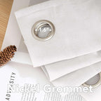 H.VERSAILTEX Elegant Natural Linen Semi Sheer Blended Energy Efficient Light - Image 5