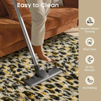 Ophanie Leopard Rugs for Living Room Bedroom, Fluffy Soft Fuzzy Cheetah Print - Image 6