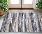 Lansny Modern Abstract Small Area Rug Indoor 3x5 Washable Rug Non-Slip Soft - Image 2