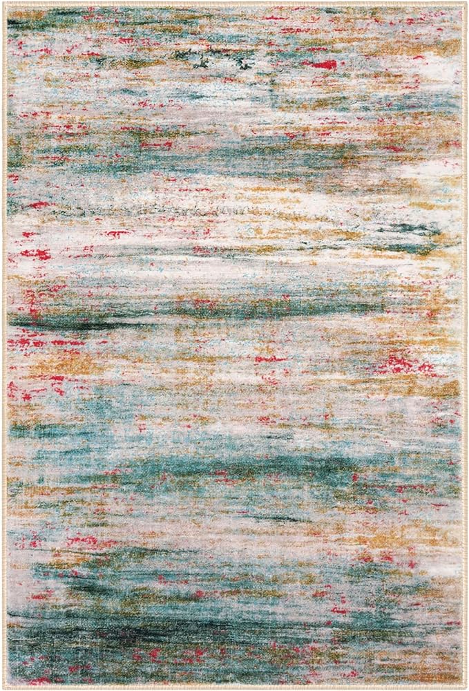 KOZYFLY Area Rug 3x5 Modern Ombre Living Room Rug, Washable Rugs - Image 9