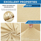 XINEAGE 2026 New 4 Pieces Extra Large Couch Covers - Image 2